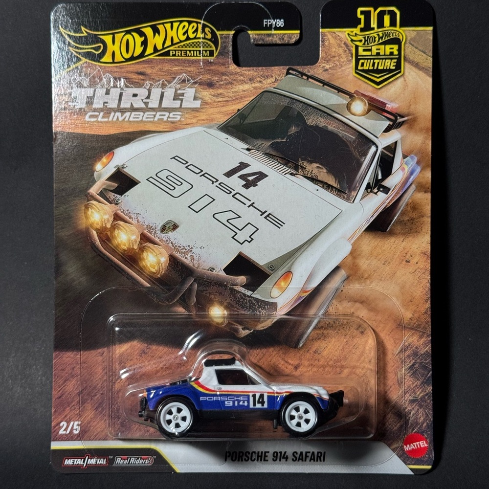 Porsche 914 Safari Die-Cast Model - Hotwheels